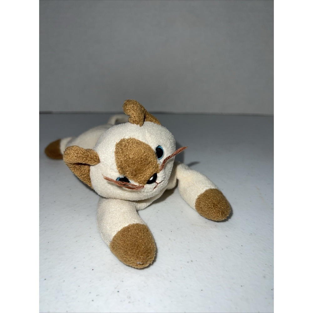 Ty Beanie Babies Snip Cat 1996 Retired Tan Brown Baby Plush Animal Collectible